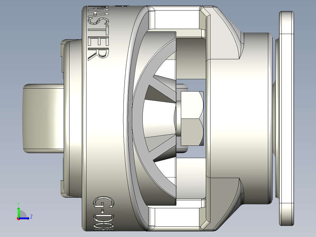 福马脚轮左视图