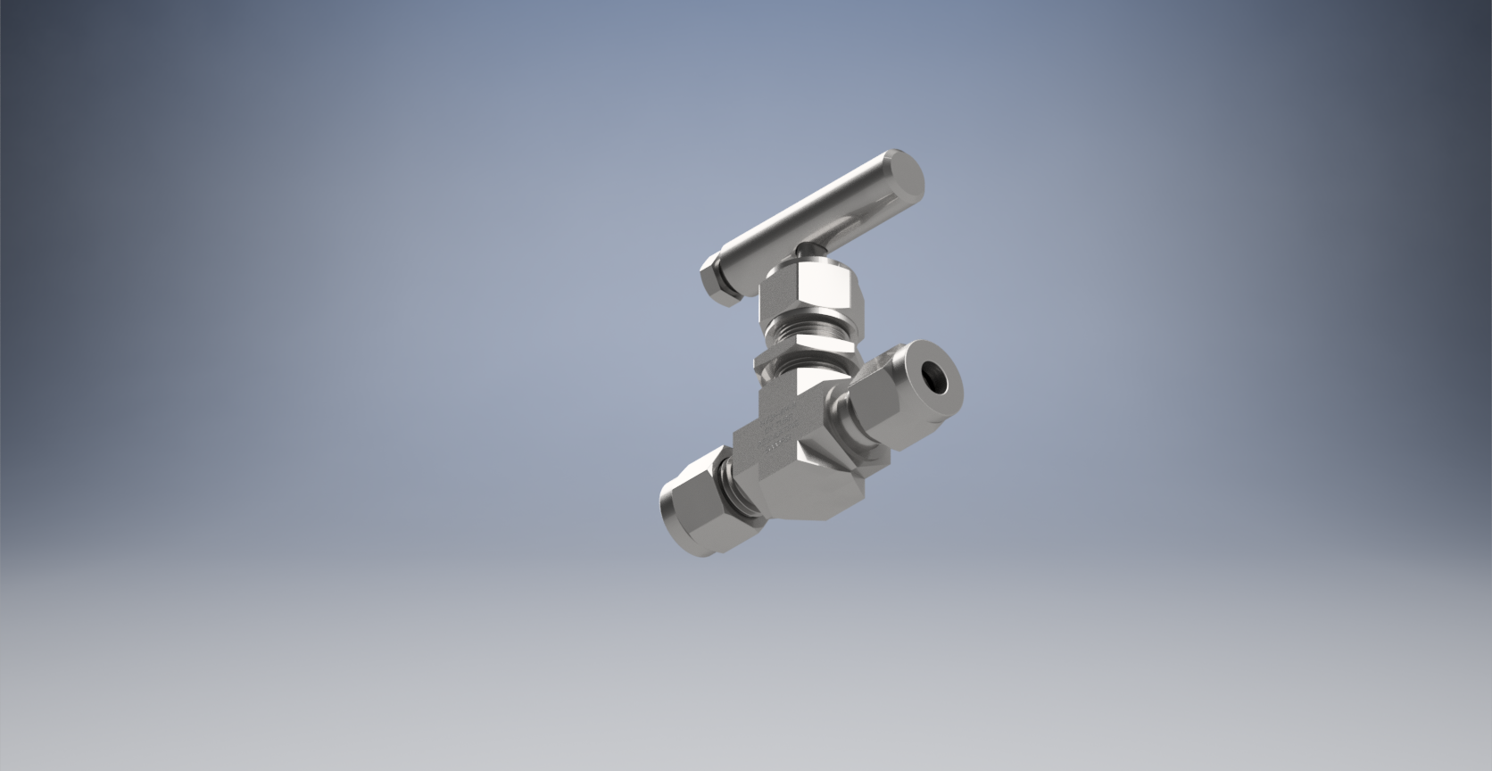 不锈钢整体阀盖针形阀，NV系列，调节杆