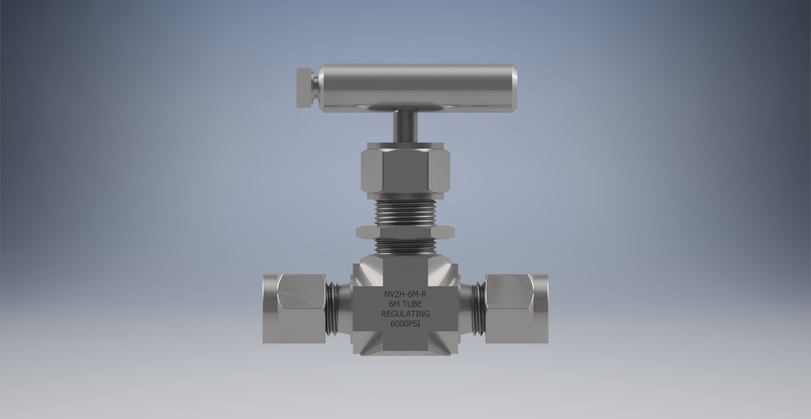 不锈钢整体阀盖针形阀，NV系列，调节杆