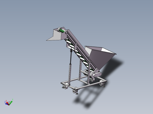 皮带式提升机SW三维图==1043375==160