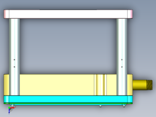 ZAZ00-A-笔记本CNC工装夹具三维模型CNC2-1023俯视缩略图
