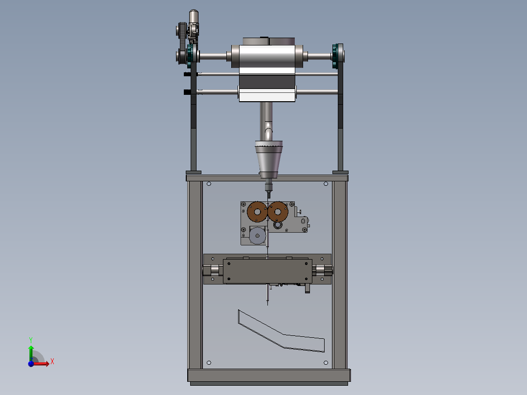 牛奶液体包装机sw12前视图