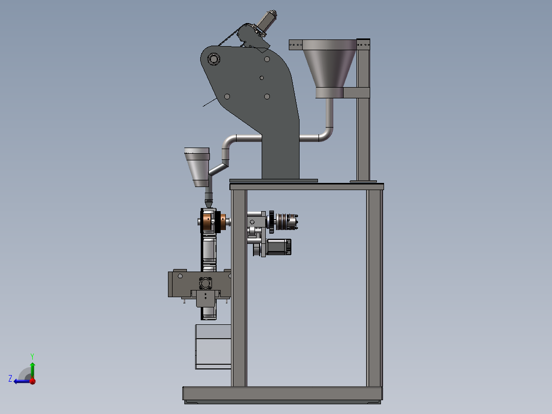 牛奶液体包装机sw12右视图