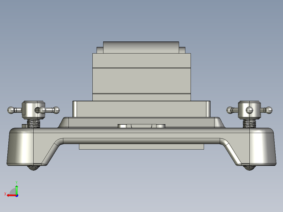 水准测量平台后视图