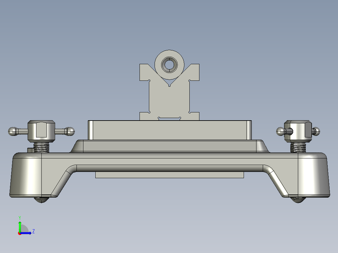 水准测量平台左视图