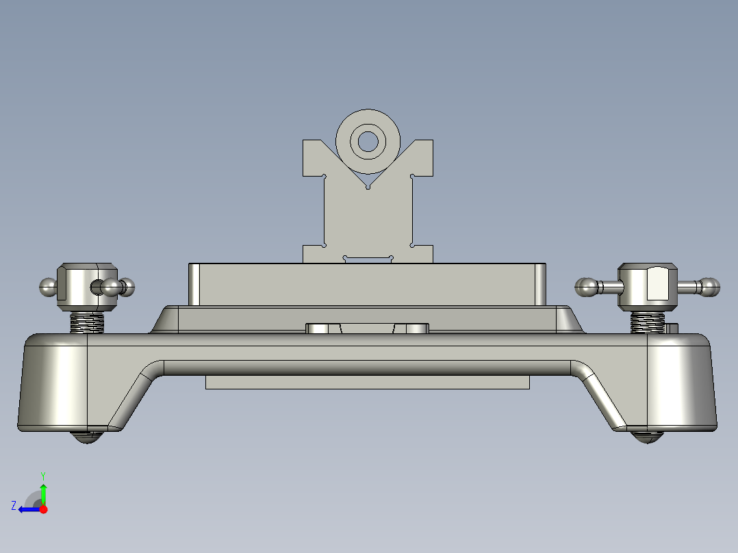 水准测量平台右视图