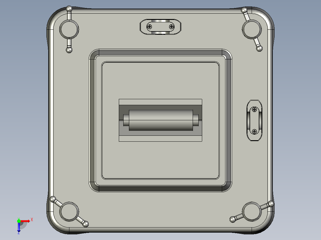 水准测量平台俯视图