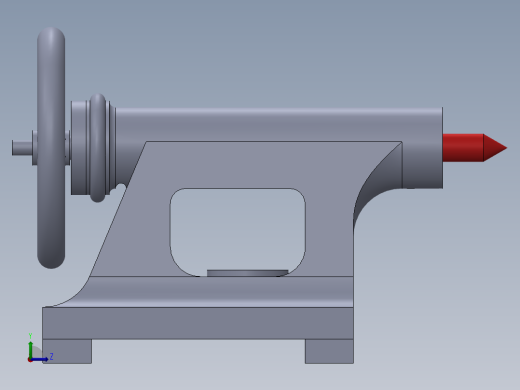 A2004878-车床尾座左视缩略图