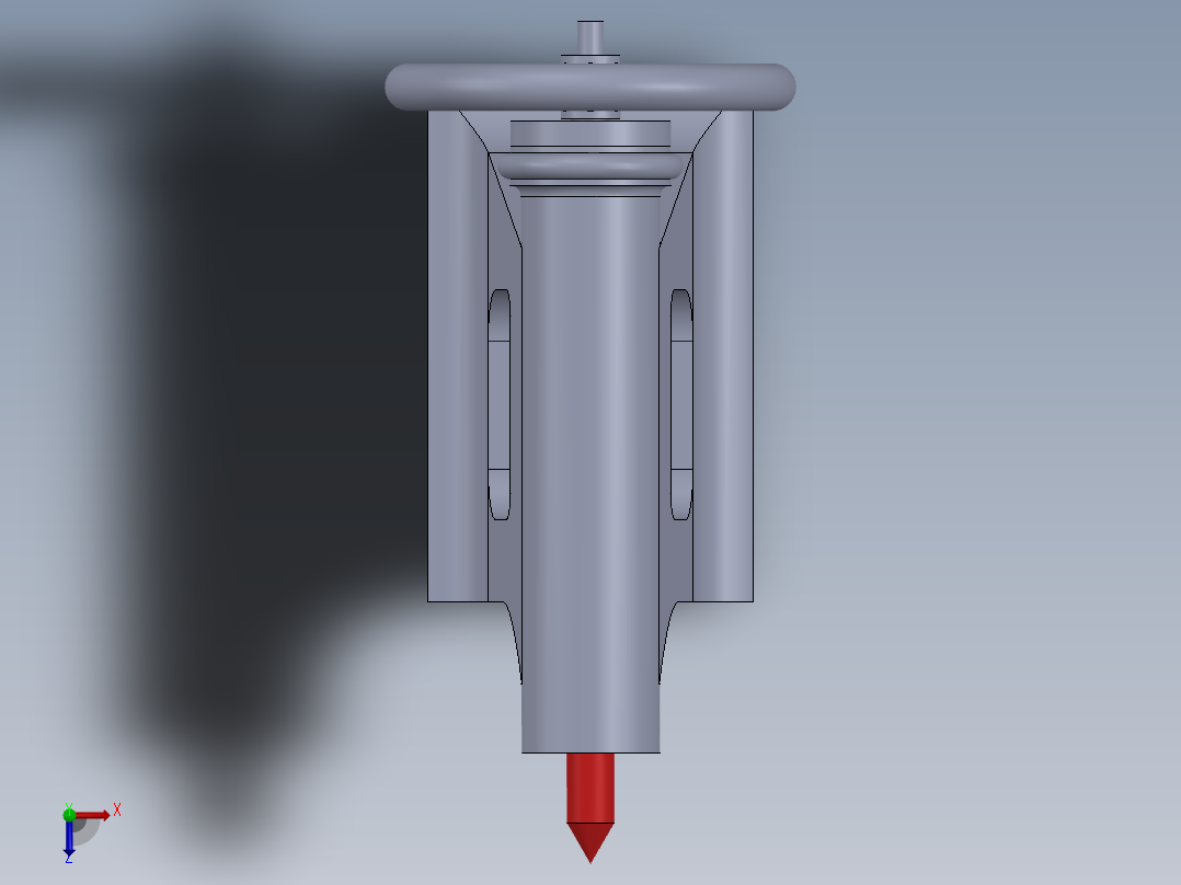 A2004878-车床尾座俯视图