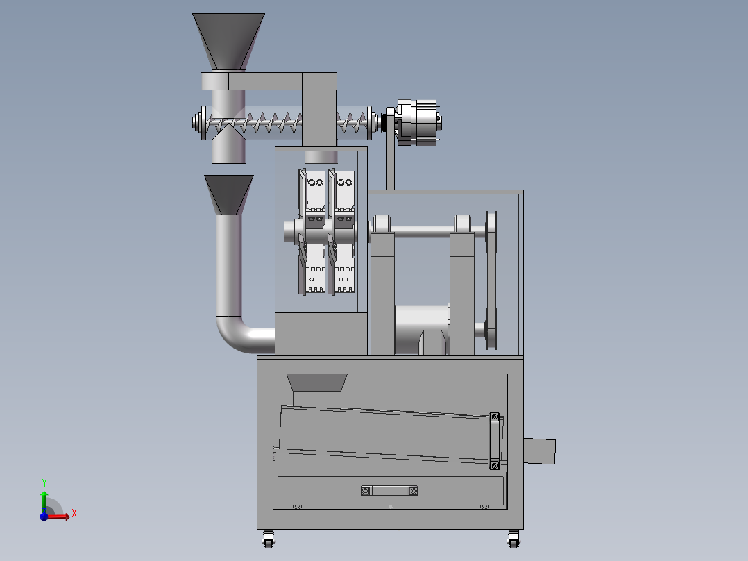 粉碎研磨一体化设备前视图