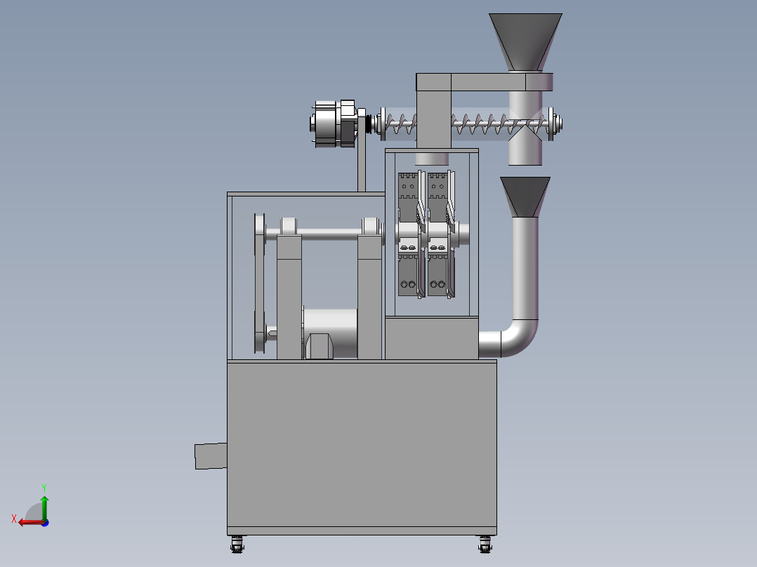 粉碎研磨一体化设备后视图
