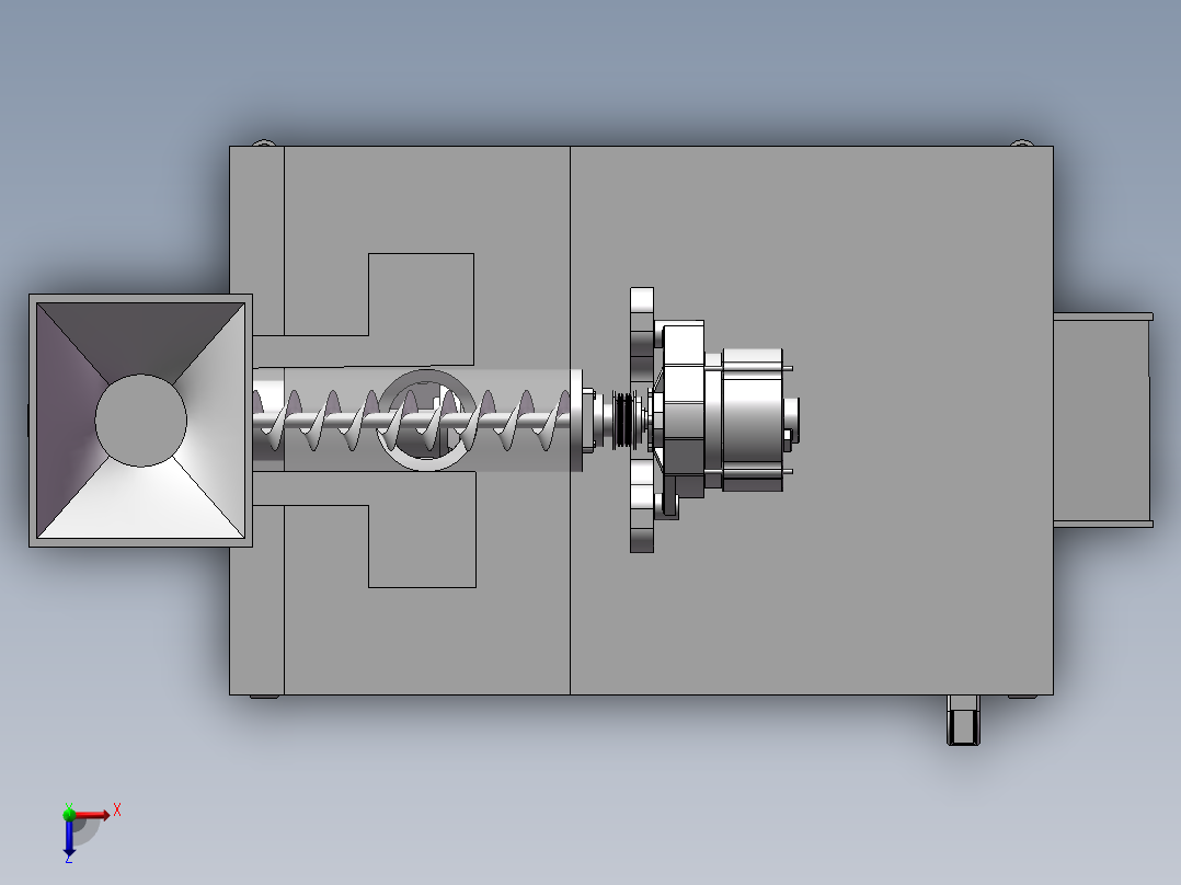 粉碎研磨一体化设备俯视图