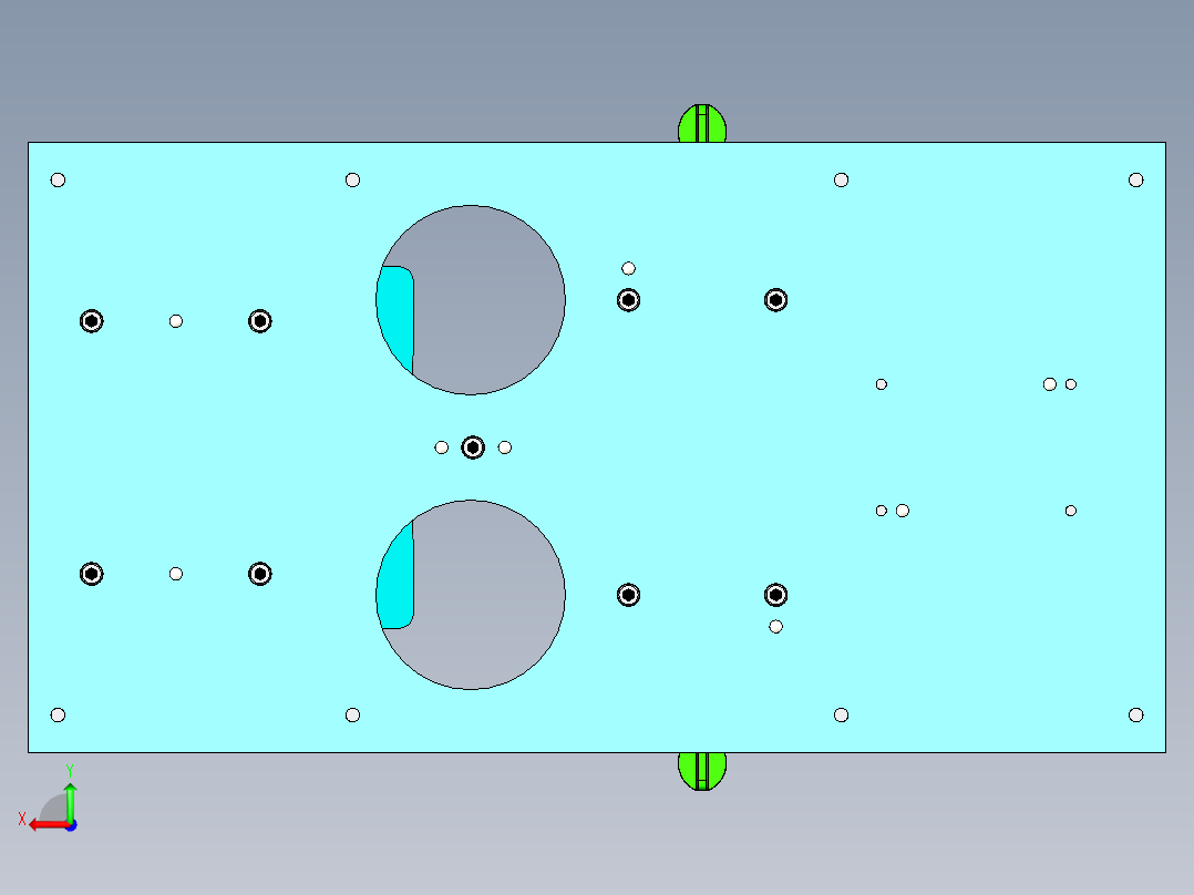 汽车测量夹具measuring-jig-2833-模型格式为 stp后视图