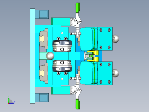 汽车测量夹具measuring-jig-2833-模型格式为 stp左视缩略图