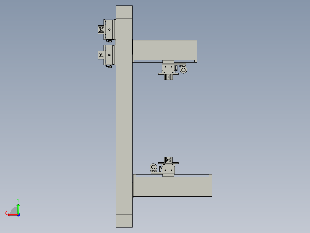 PCB-散热片-上料移动后视图