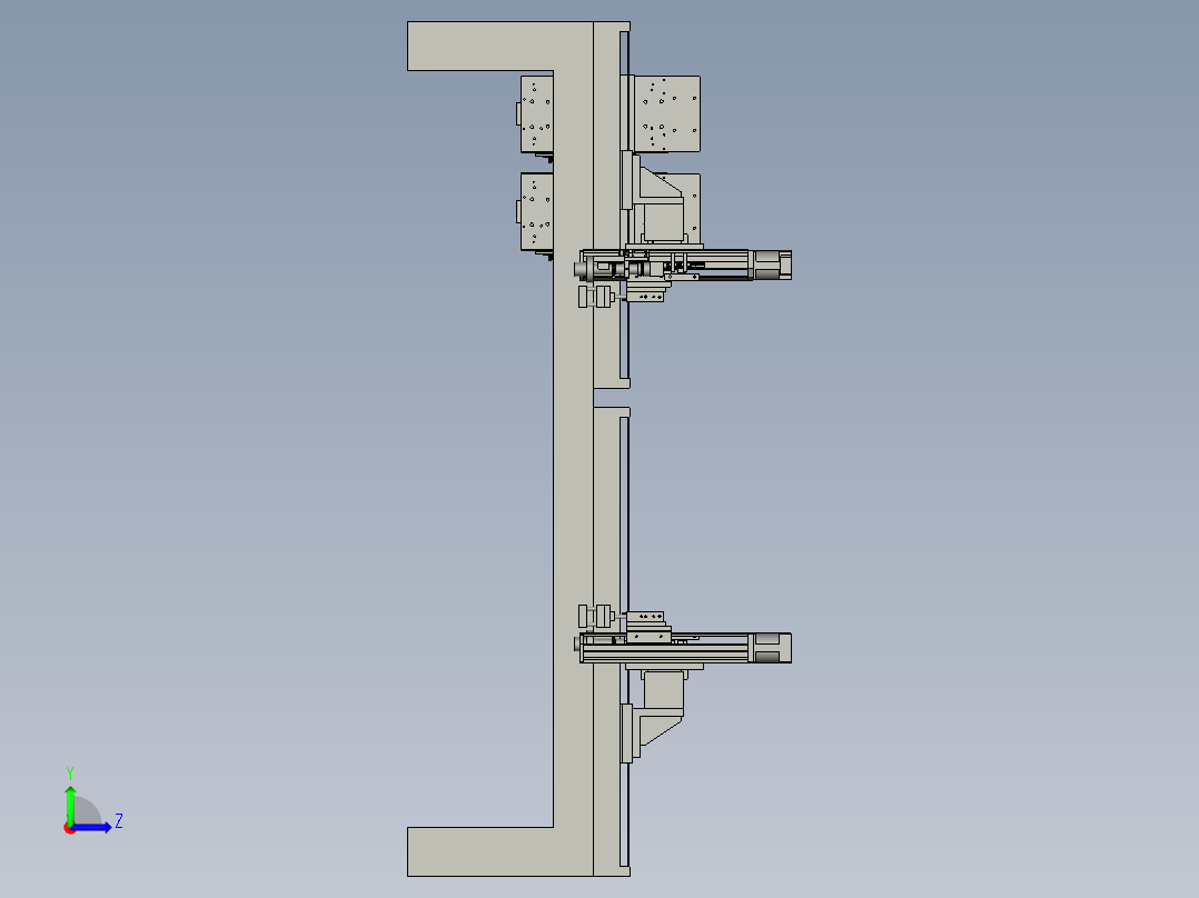 PCB-散热片-上料移动左视图