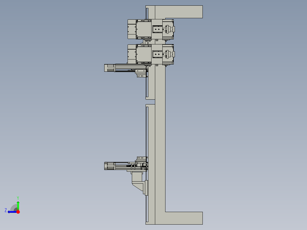 PCB-散热片-上料移动右视图