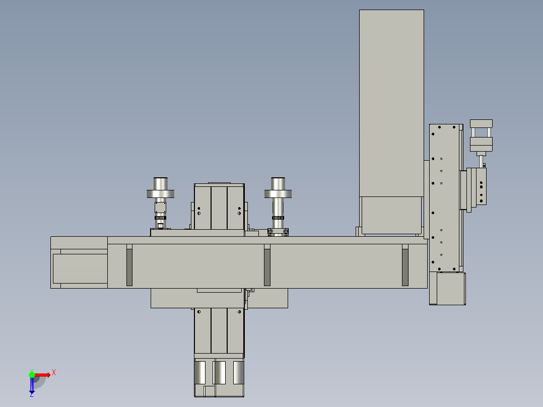 PCB-散热片-上料移动俯视图