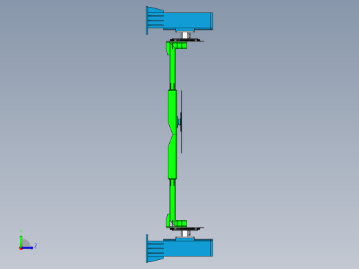 二轴转盘变位机设计左视缩略图