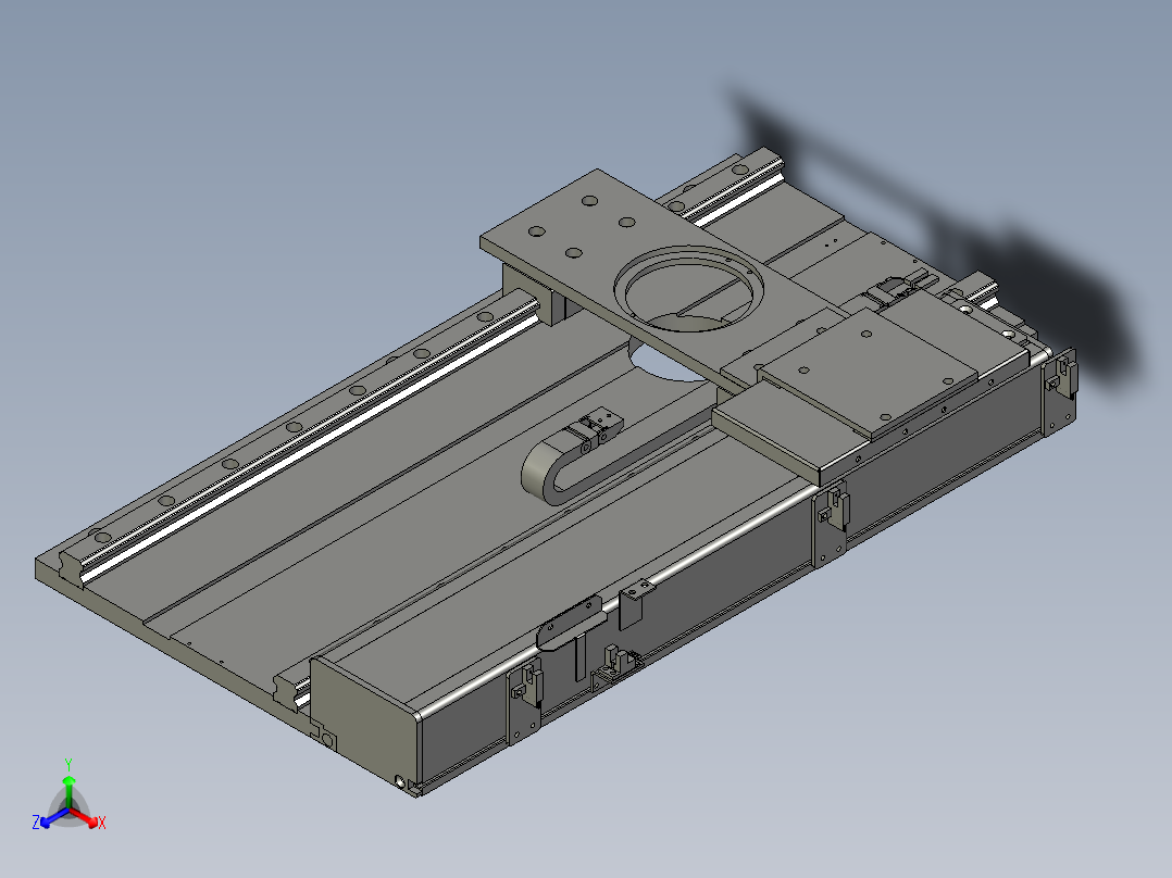 平移滑台主视图