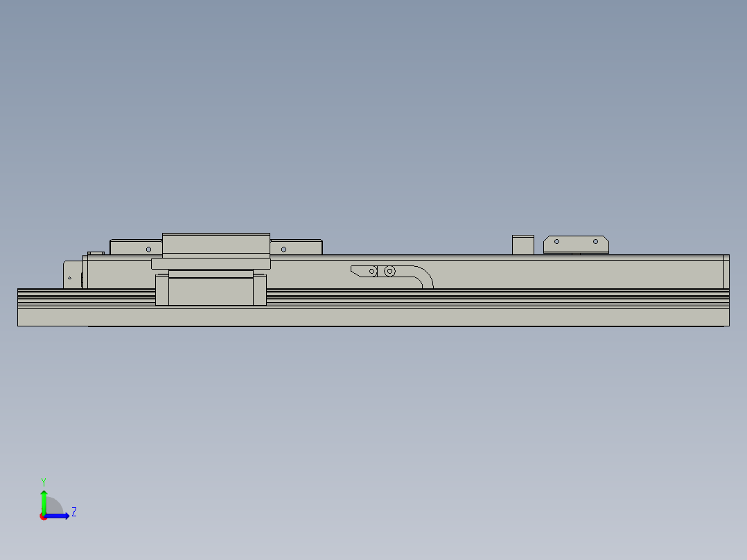 平移滑台左视图
