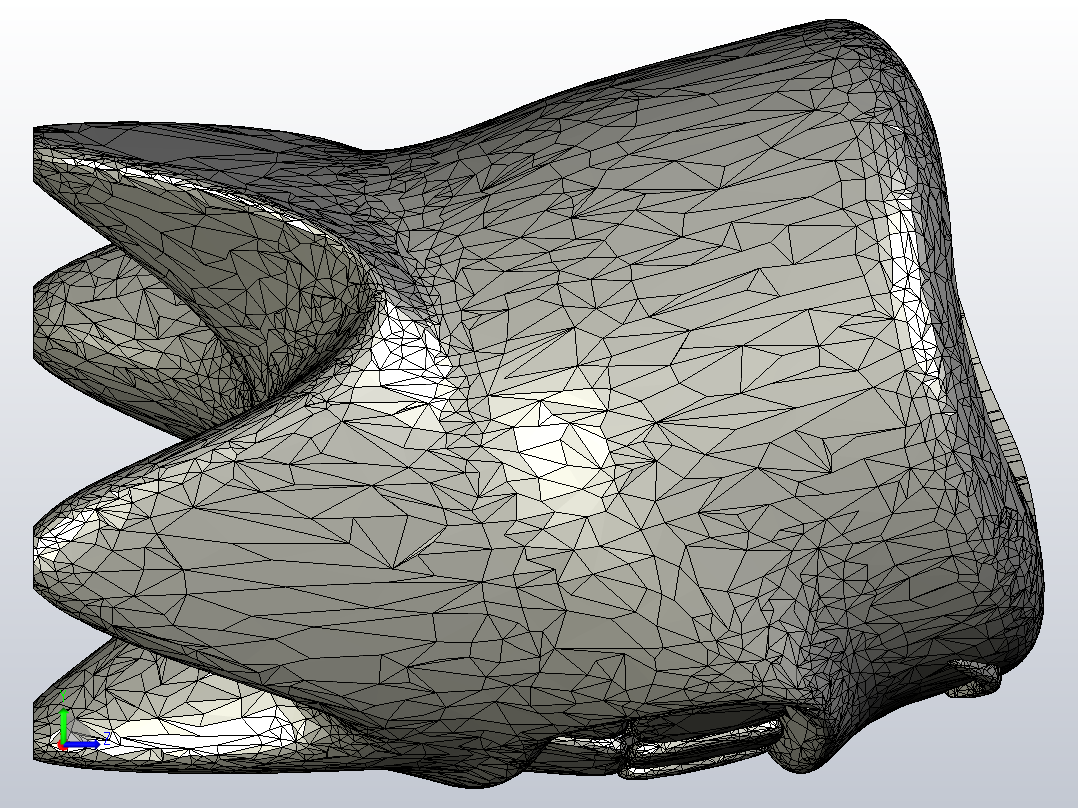 牙齿怪动漫人物游戏左视图