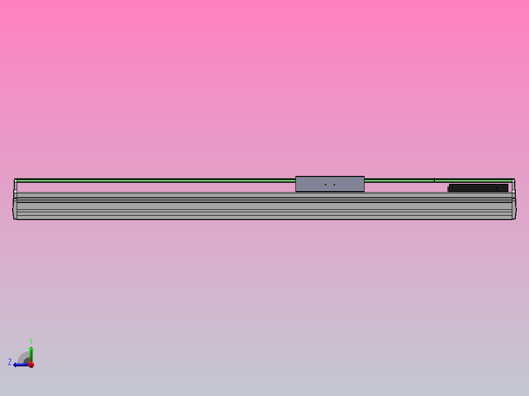 DMSL170-MCM长行程丝杆模组直线滑台（电机内装）[DMSL170-L05S700-DT400-C2U-MCM-P5]右视图