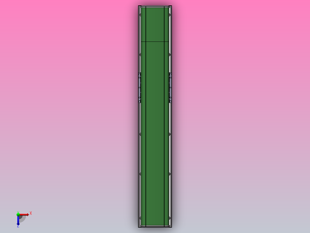 DMSL170-MCM长行程丝杆模组直线滑台（电机内装）[DMSL170-L05S700-DT400-C2U-MCM-P5]俯视图