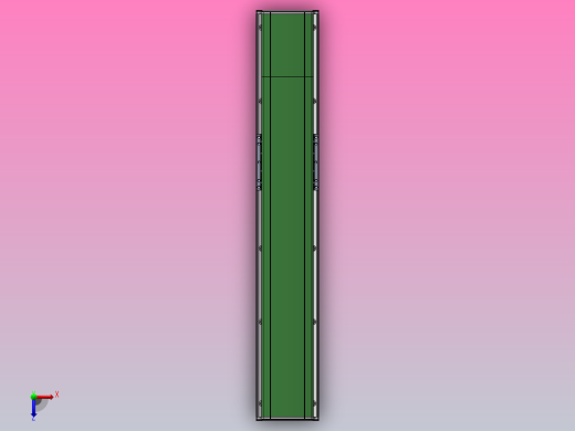 DMSL170-MCM长行程丝杆模组直线滑台（电机内装）[DMSL170-L05S700-DT400-C2U-MCM-P5]俯视缩略图