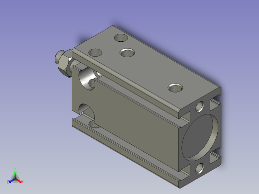 多位置固定气缸MD16x10S亚德客