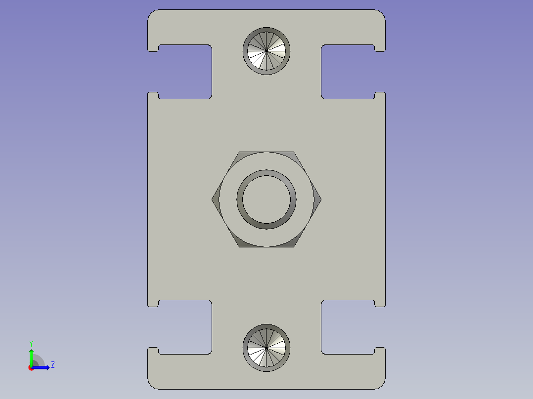 多位置固定气缸MD16x10S亚德客左视图