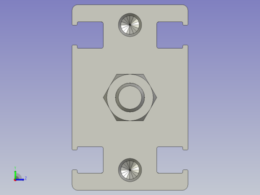 多位置固定气缸MD16x10S亚德客左视缩略图