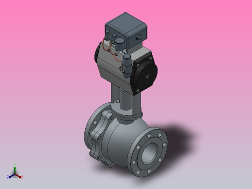 通径80，RV Q641F法兰式气动球阀[RVQ641H-16CG]