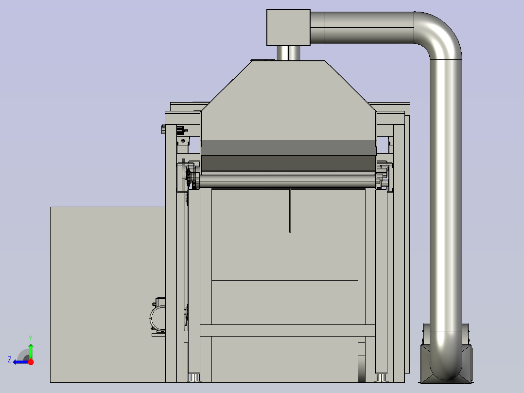 方块地毯清洗装置右视图