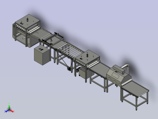 方块地毯清洗装置正等轴测缩略图