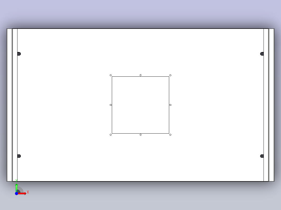 304户内箱3D模型前视图