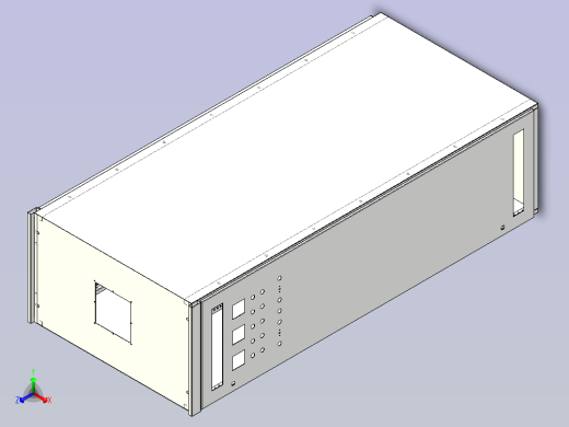 304户内箱3D模型正等轴测缩略图