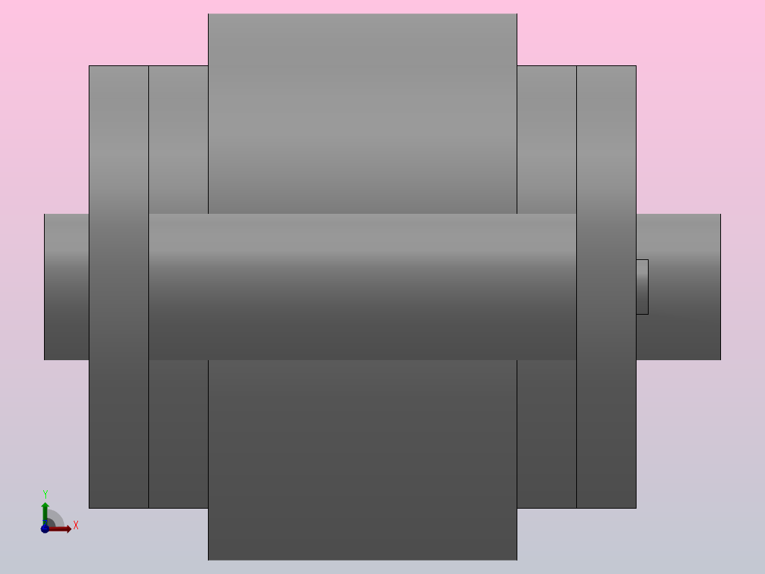双节距滚子链R型链条_DCR-C212AL-10前视图