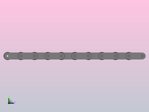 双节距滚子链R型链条_DCR-C212AL-10左视缩略图
