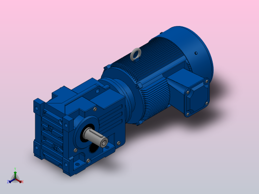 K57底脚轴伸式安装螺旋锥齿轮减速机K57-Y3-4P-24.05-M1-0°-B