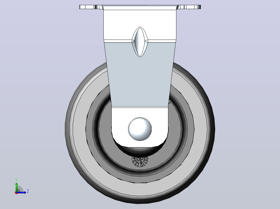 Wheel-4207650411GS-Swede-Wheel脚轮左视图