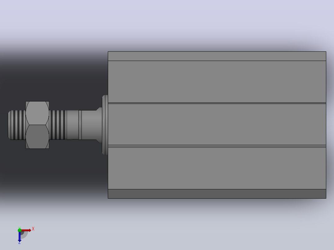 气缸SDA12x10SB(0)+(CS1-J-2)俯视图