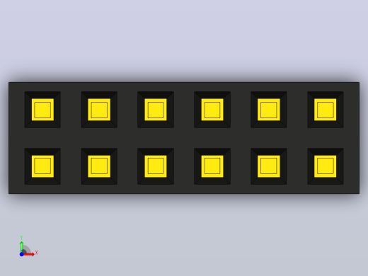 12针接口 - 雌性 - 双排 - 2.54mm前视缩略图