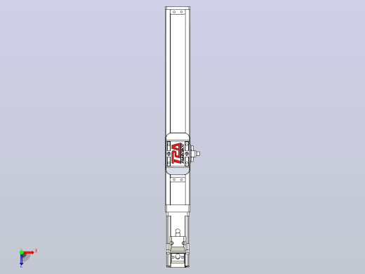 滚珠丝杠直线轴带导轨全封闭TPA-HCR-40S-0802C-L180-M-Y-P10-N3俯视缩略图