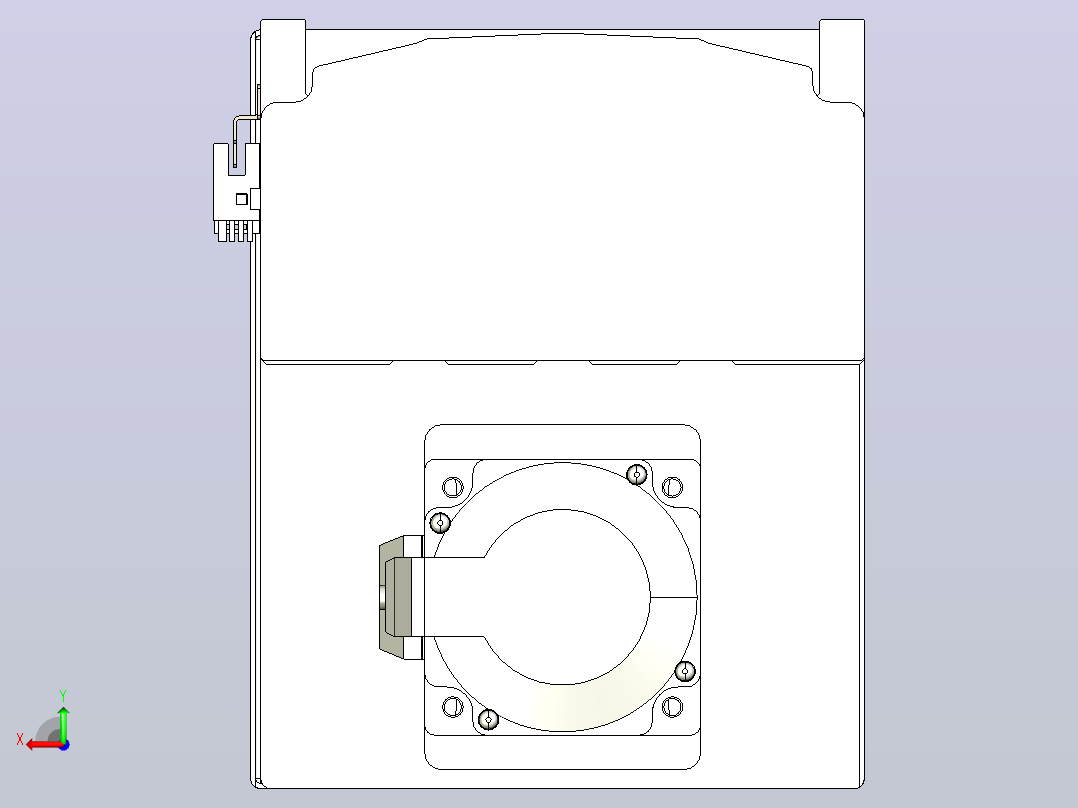 日规模组半封闭丝杆TPA-HNR-175D-2510C-L1400-MP-C-P75-N3后视图