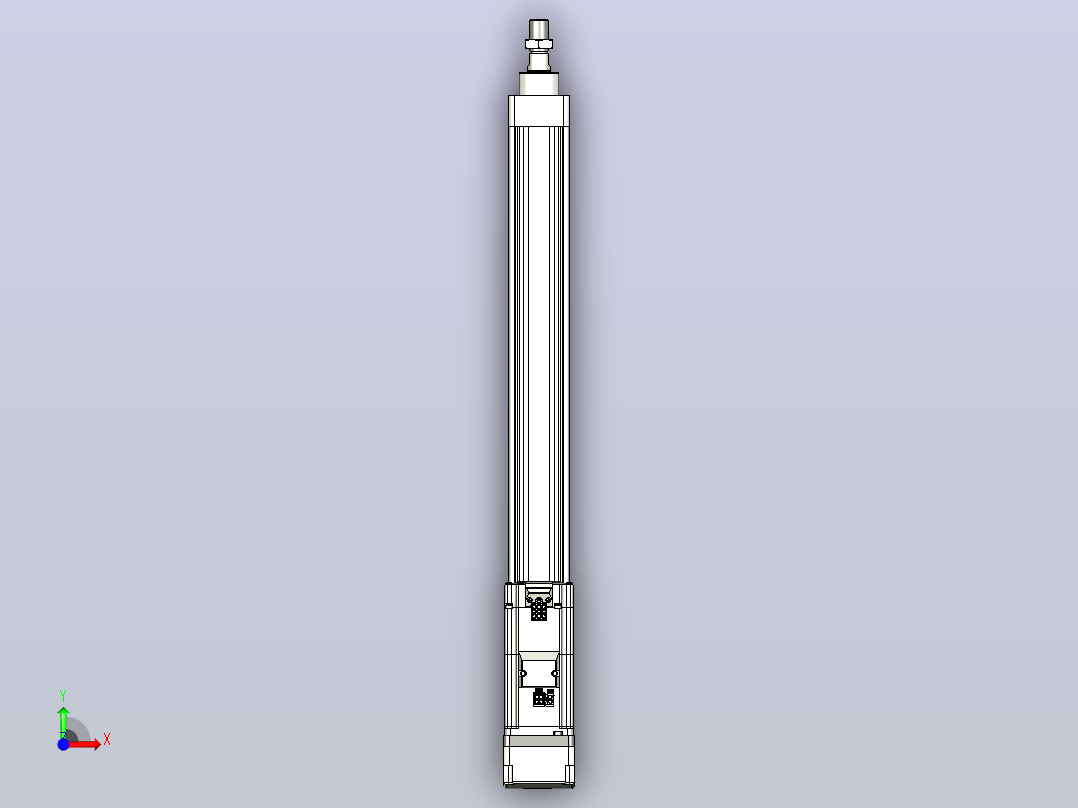 轻载电动缸TPA-ESR40-1210C-L400-MR-W-P40-C3前视图