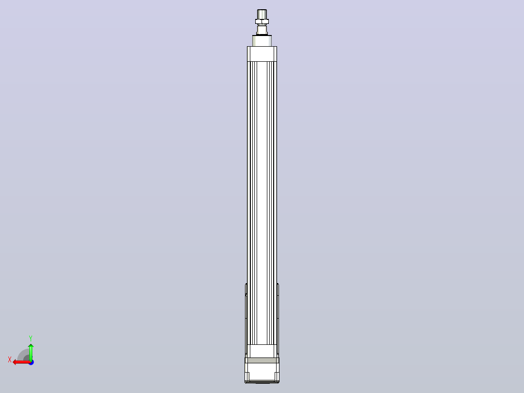 轻载电动缸TPA-ESR40-1210C-L400-MR-W-P40-C3后视图