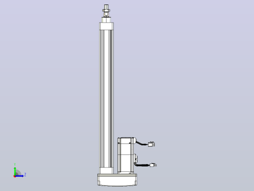 轻载电动缸TPA-ESR40-1210C-L400-MR-W-P40-C3左视缩略图
