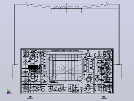 COS6100示波器100MHZ16前视缩略图