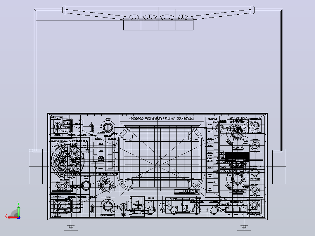 COS6100示波器100MHZ16后视图